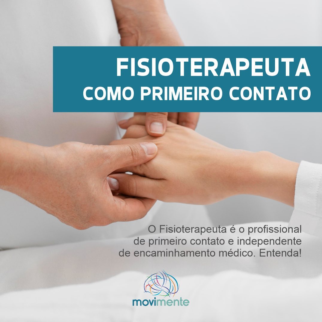 Read more about the article Fisioterapeuta como primeiro contato.